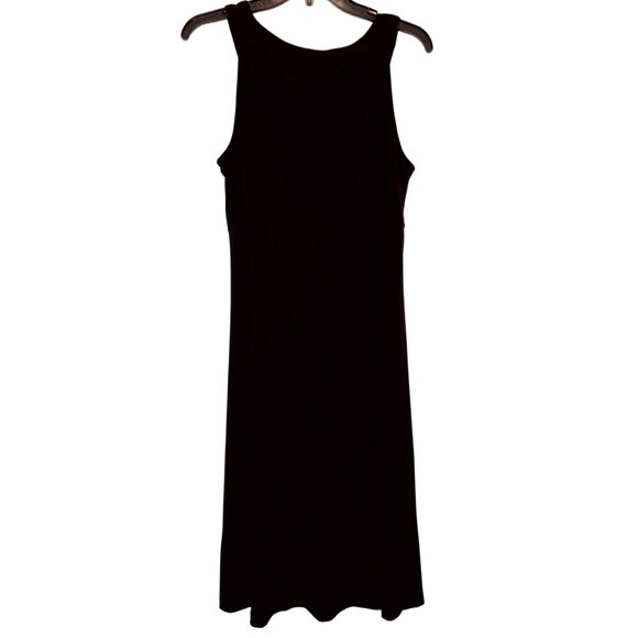 Women Black Sleeveless Dress Size 12 - Picture 3 of 4